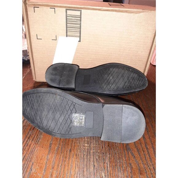 Boys Size 4 Bruno Marc Black Dress Oxford Tie Formal Shoes - Picture 7 of 7